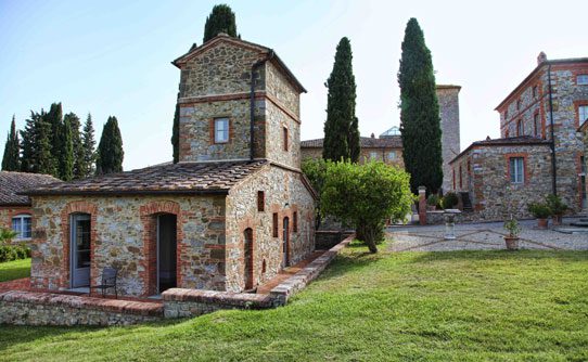 The free standing family suite at Borgo Scopeto